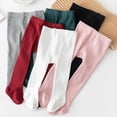 thumbnail image 4 of Gupgi Baby Girls Pantyhose 12 24 Months Infant Solid Color Stockings Fall Slim Fit Socks Tights, 4 of 6