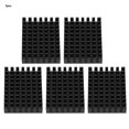 thumbnail image 2 of 5Pcs Aluminium Radiateur Aluminium Refroidisseur Aileron Dissipateur de Chaleur en Aluminium Dissipateur de Chaleur Module Radiateur Aileron de Refroidissement pour Puce Électronique CPU 40x8x30mm, 2 of 8