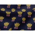 thumbnail image 4 of oneOone Viscose Jersey Fabric Leaves & Lotus Block Print Sewing Fabric BTY 60 Inch Wide, 4 of 5