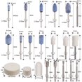 thumbnail image 3 of Jinsinto Kit de 217 Pcs, Accessoires pour Outil Rotatif, pour Outil Rotatif, Coupe, Polissage, 3 of 5