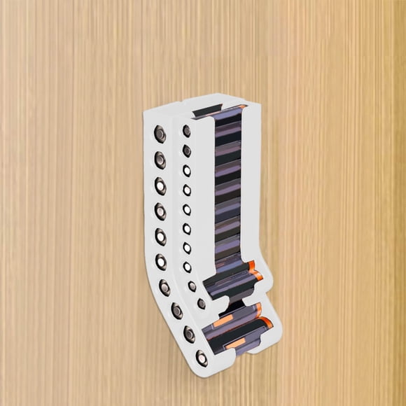 Mlkoz Home Organizer, Battery Storage And Organiser AA/AAA Battery Storage Bracket Wall Mounted Storage Bracket For Batteries 5 And 7, Men Gifts