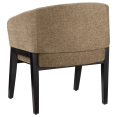thumbnail image 4 of Bouclair Taupe Wood and Fabric Accent Chair, 4 of 7