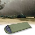 thumbnail image 4 of Sac de Couchage Enveloppe Portable Thermique avec Sac de Compression pour l'Eau pour la Randonnée, le Camping par Temps Froid, la Randonnée Sac à Dos Adulte - Vert, 0,95 kg, 4 of 9