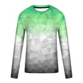 thumbnail image 4 of Meichang T-Shirt à Manches Longues pour Hommes en Coton, T-Shirts Graphiques pour Hommes Tendance avec Imprimé 3D d'Illusion d'Optique, T-Shirts Mode à Col Rond pour le Gym à Manches Longues pour Hommes, 4 of 5