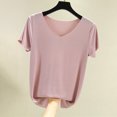 thumbnail image 1 of Blouses pour Femmes Blouse Unie Décontractée Mode Col Rond Régulière Sans Manches Hauts de Nuit, 1 of 1