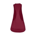 thumbnail image 3 of Timegard Womens Tank Top Summer Athletic Sleeveless Racerback Casual Comfy Workout Tee Top Solid Color, 3 of 3