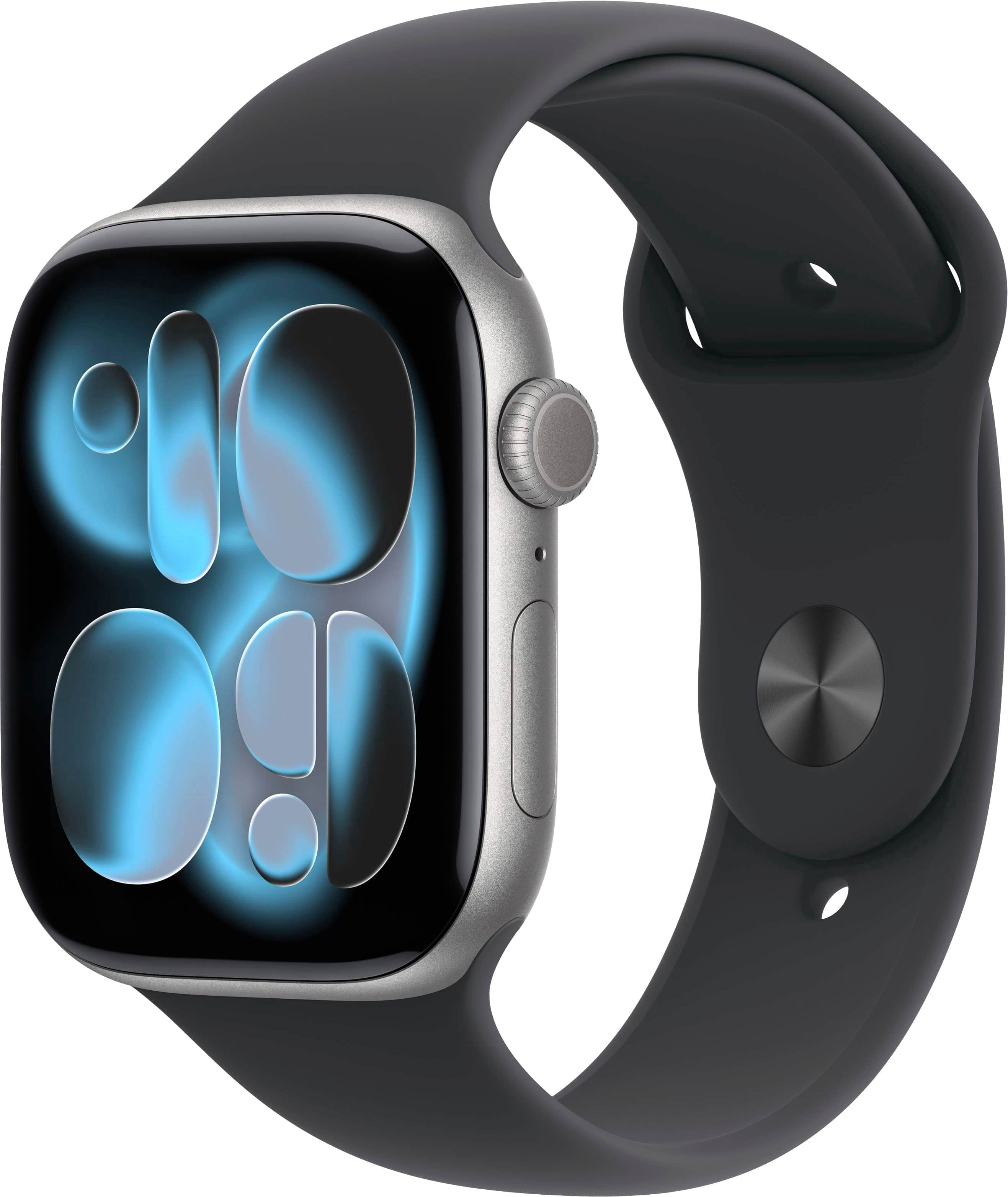 Refurbished Apple Watch Gen 11 Series 11 46mm Space Gray Aluminum - Black Sport Band MEV44AM/A