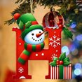 thumbnail image 3 of Bdday 26 Letters Christmas Tree Decoration Pendant Christmas Tree Ornaments Personalized DIY Christmas Ornaments Christmas Decoration Xmas Tree Hanging Decor Feature, 3 of 4