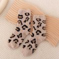 thumbnail image 2 of FhsagQ Chaussettes Chaussettes pour Femmes Ensemble 2 Pcs Femmes Automne et Hiver Décontracté Chaud Épais Imprimé Léopard Corail Maison Bas de Sol Femmes Chaussettes Robe avec Manches Chaussettes et Bas pour Femmes Gris Taille Unique, 2 of 3