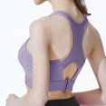 thumbnail image 4 of cfhntfmh Sports Bras for Women Seamless High Impact Support Racerback Bra No Underwire Bras for Running Workout, 4 of 5