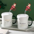 thumbnail image 5 of Couvercle de Paille de Noël Couvercle de Tasse 10mm Accessoire de Rouleau Réutilisable Bouchon de Paille Embout de Paille, 5 of 5