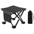 thumbnail image 1 of Yimiti Portable Outdoor Folding Stool: A Lightweight, Quick-To-Setup Chair For Everyone--Black Large, 1 of 8