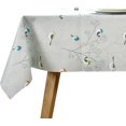 thumbnail image 1 of Fall Sunflower Vinyl Tablecloth Rectangle Plastic PVC Oilcloth Tablecloths Wipeable Table Cloth Cover for Foot Folding Tables Kitchen Dining Room Table Crafting x, 1 of 7