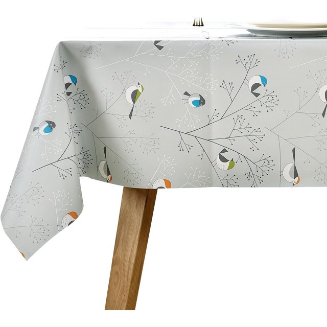 Fall Sunflower Vinyl Tablecloth Rectangle Plastic PVC Oilcloth Tablecloths Wipeable Table Cloth Cover for Foot Folding Tables Kitchen Dining Room Table Crafting x