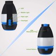 thumbnail image 3 of Lanterne de Camping LED, Lampe de Poche Sport Légère Rechargeable Étanche pour Extérieur, Projecteur Portable pour Camping Chasse Pêche Randonnée Urgence, Batterie Externe Intégrée 1200mAh, 3 of 5