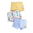 thumbnail image 1 of MIASHUI Boys Comfortable Underwear Cute Cartoon Print Boxer Briefs Underpants 3 Pack,3-4 Years, 1 of 6
