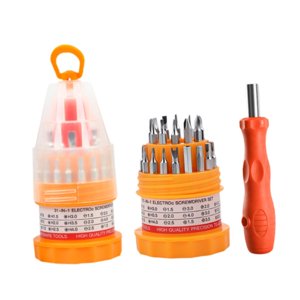 S SERENABLE 31 in 1 Screwdriver Set Multifunction Screw Driver Tool Kit for PC Household
