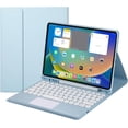 thumbnail image 1 of Touch Keyboard Case for iPad (A16) 11th Generation 11 Inch (2025), iPad 10th Generation 10.9 Inch (2022) with Pencil Holder - Magnetically Detachable Touch Bluetooth Keyboard, 1 of 7