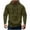Army Green, variant on CFLVAEK Mens Tactical Hoodies Pullover Big and Tall Quarter Zip Up Workout Hooded Sweatshirts with Pockets Long Sleeve Military Hoodie Wine M