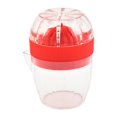 thumbnail image 2 of Oleegame 2PC Manual Juicer Lemon Juicer Plastic Portable Fruit Squeezer Orange Squeezer Household Red, 2 of 9