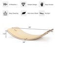 thumbnail image 2 of Goplus Wooden Wobble Balance Board Kids 35'' Rocker Yoga Curvy Board Toy w/ Felt Layer, 2 of 10