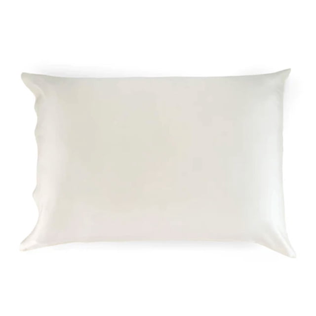Sleepgram Regular King Size Breathable Cooling 6A Silk Pillowcase, White