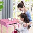 thumbnail image 3 of Costway 30-Key Classic Piano  Wood w/ Bench & Music Rack Black, 3 of 9