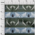 thumbnail image 1 of oneOone Cotton Poplin Fabric Stripe|Bird & Monkey Ikat Decor Fabric Printed BTY 42 Inch Wide, 1 of 3