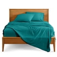 thumbnail image 1 of Bare Home Premium 1800 Collection 4-Piece Bed Sheet Set, Full, Emerald, 1 of 10