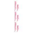 thumbnail image 3 of Youkk 2pcs Polyester Made Slouch Socks Breathable And Sweat-absorbing Elasticity Breathable Fabric Comfortable To Wear Light Pink 3Set, 3 of 6