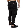 thumbnail image 3 of Mens Skinny Fit Straight Leg Trousers With Pockets, 3 of 4