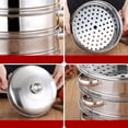 thumbnail image 4 of Lefu Stainless Steel Steamer Hot Pot Steam Food Steaming Tray Kitchen Cookware, 4 of 7