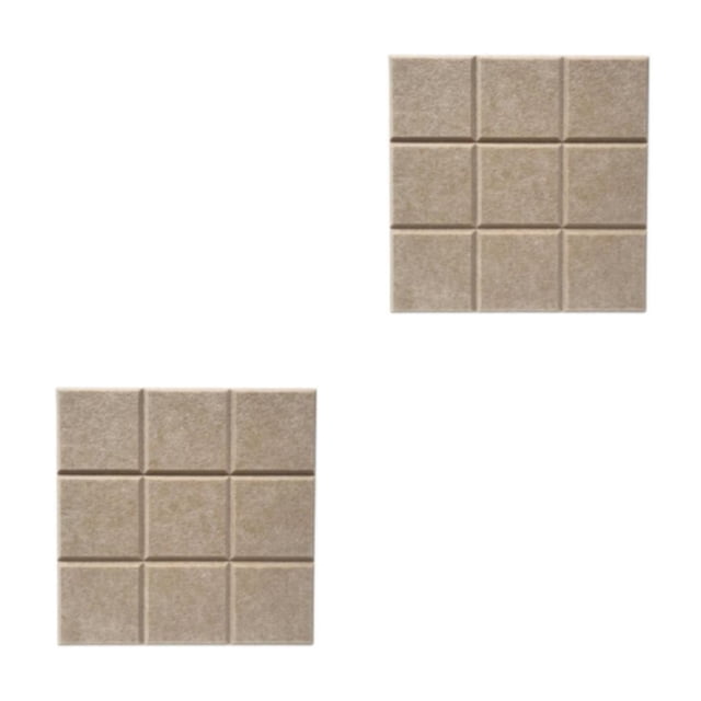 Thinsony Cork Board Tiles 12 x 12 Message Home Board Board School Pure camel 12 Inch x 12 Inch 2Set