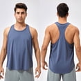 thumbnail image 1 of Styesk Tank Tops Men Men's Solid Color Fashionable Leisure Fitness Sports Tank, 1 of 9