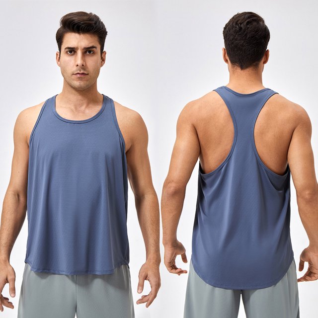 Styesk Tank Tops Men Men's Solid Color Fashionable Leisure Fitness Sports Tank