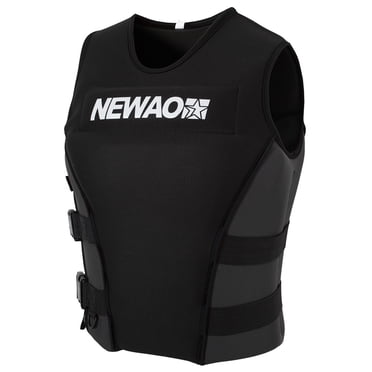 Veste de Sauvetage pour Adultes en Néoprène, Gilet de Sécurité pour Ski Nautique, Wakeboard et Natation