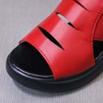 thumbnail image 5 of RKSTN Sandales pour Femmes Sandales Habillées d'Été Dames Bout Ouvert Rétro Chaussures à Plateforme Compensée Sandales Confortables Douces, 5 of 5
