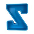 thumbnail image 1 of Fankiway Large Alphabet Epoxy Resin Mould English Letter Silicone Mold 3D Alphabet Letter, 1 of 1