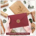 thumbnail image 3 of FONWILYO 2Sets Security Envelopes Paper Dark Red with Triangular Flap for Invitations and Letters, 3 of 8