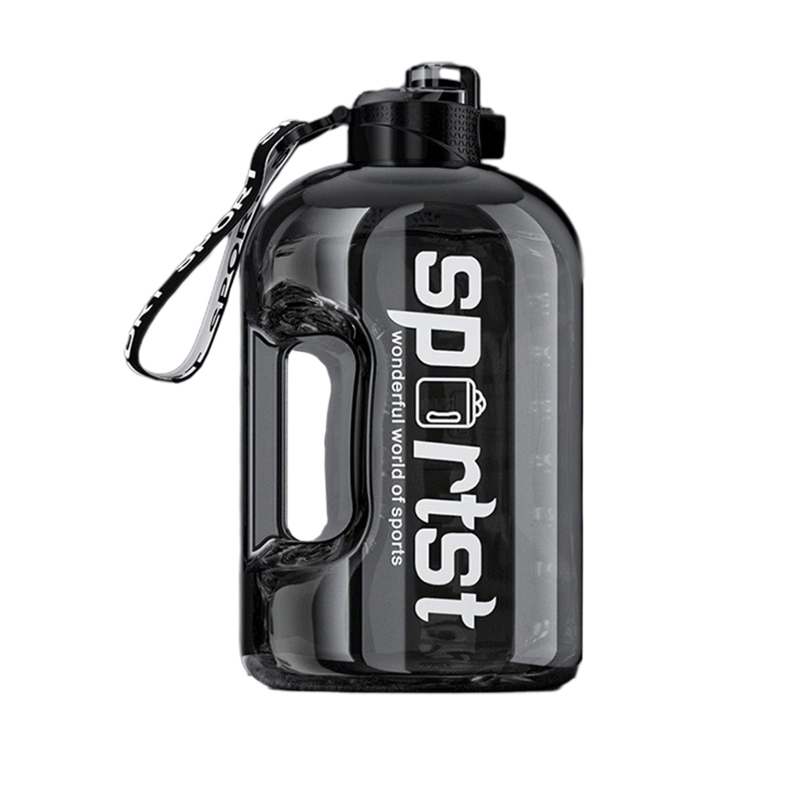 Meitianfacai Large Capacity Water Bottle 1.32 Gallon Water Bottle BPA Free Ideal for Gym, Portable Big Water of Jug, Reusable Sports Bottle for Men Women,Black