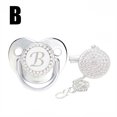 thumbnail image 2 of XZNGL Baby Pacifier 26 Letter Name Initial Clip Silicone Infant Nipple Bling Newborn Pacifier, 2 of 9