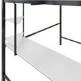 thumbnail image 4 of Novogratz Axel Metal Loft Bed with Desk and Shelves, Twin, 4 of 8