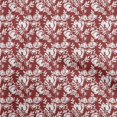 thumbnail image 1 of oneOone Cotton Poplin Twill Maroon Fabric Floral Fabric For Sewing Printed Craft Fabric By The Yard 56 Inch Wide, 1 of 4