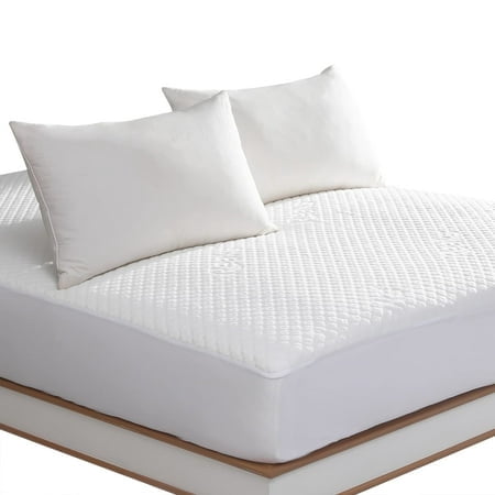 Twin XL Size Waterproof Mattress Protector Rayon from Bamboo Fitted Mattress Pad Cover with Deep Pocket Up to 15''