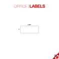 thumbnail image 2 of Office Labels, 5160 Compatible Label Sheets, Permanent, 1' x 2-5/8', Bright White, 15000 Count, 500 Pack, 2 of 5