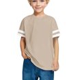 thumbnail image 4 of RXIRUCGD 2025 Vêtements d'Été pour Enfants, T-shirt à Rayures pour Garçons et Filles, Mode Mignon, Col Rond, Manches Courtes, 4 of 7