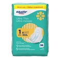 thumbnail image 3 of Equate Regular Absorbency Ultra Thin Pads With Flexi-Wings, Size 1, 36 Count, 3 of 9
