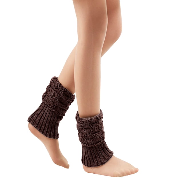 Leg Warmers for Women for Winter 80s Ribbed Knit Leg Warmer Winter Warm Long Boot Socks