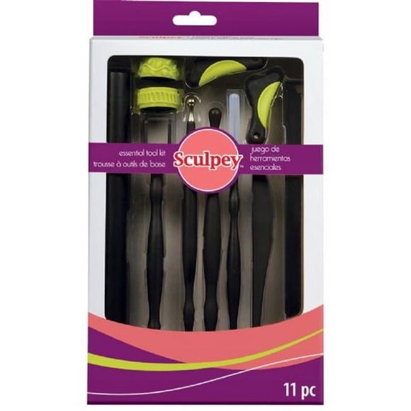 Sculpey ASESSKIT Kit d'Outils Essentiels 11 Pcs