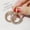 Gold, variant on Up to 65% Off Fashion Luxury Round Diamond Earrings Rhinestone Glitter Earrings For Women, Diamond Hoop Earrings For Women Necklace Rings Earring Jewelry on Clearance